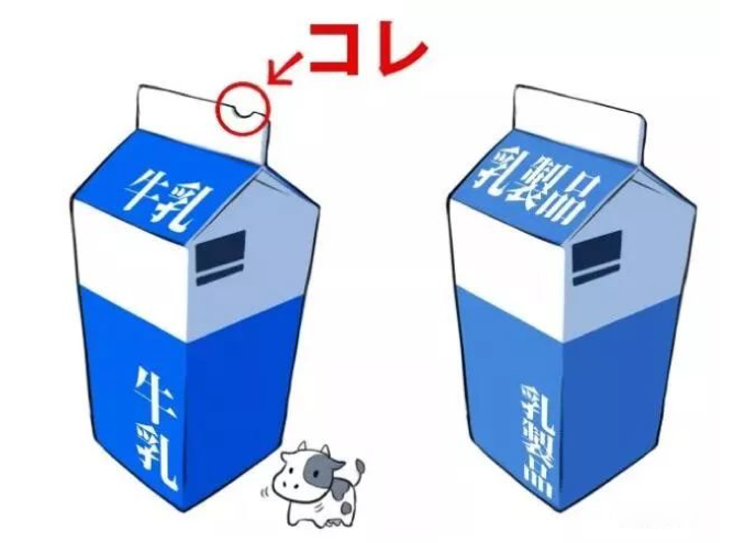 日本牛奶盒上的小小缺口，居然隱藏著如此暖